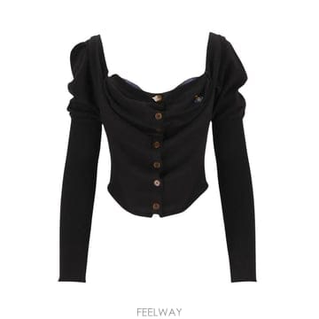 26 F/W 비비안 웨스트우드 비 코르셋 가디건 1803002V/Y0 B0012310956