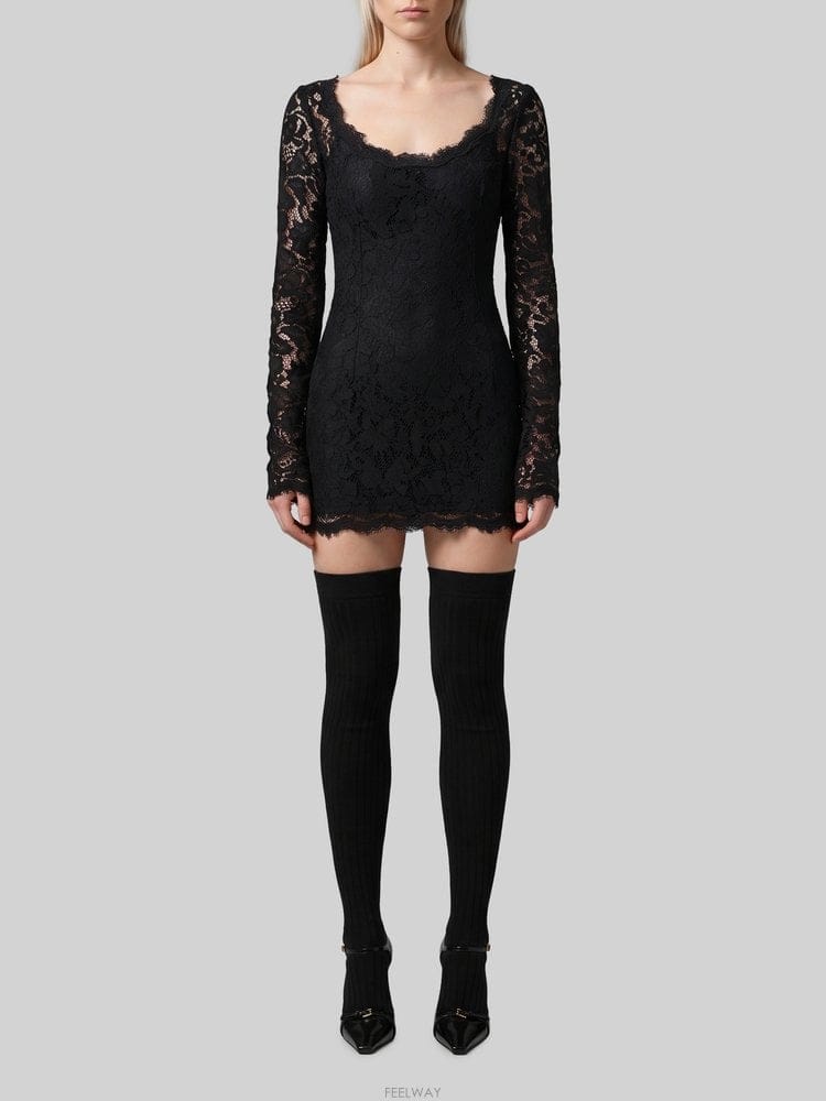 Dolce&Gabbana 26 F/W ��ü �� ���ٳ� �̴� �巹�� �� CORDONNET ���̽� B002231116426 F/W ��ü �� ���ٳ� �̴� �巹�� �� CORDONNET ���̽� 