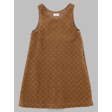 26 F/W 구찌 J SLESS 드레스 벨벳 코듀로이 (KIDS 상품 B0042285615