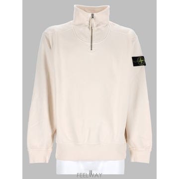 26 F/W 스톤 아일랜드 맨투맨 콘 지퍼 CORTA E 패치 로고  B0042291957