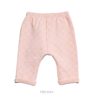 구찌 프린트 코튼 트라우저 포 NEWBORNS (KIDS 상품) 8 B0302310795