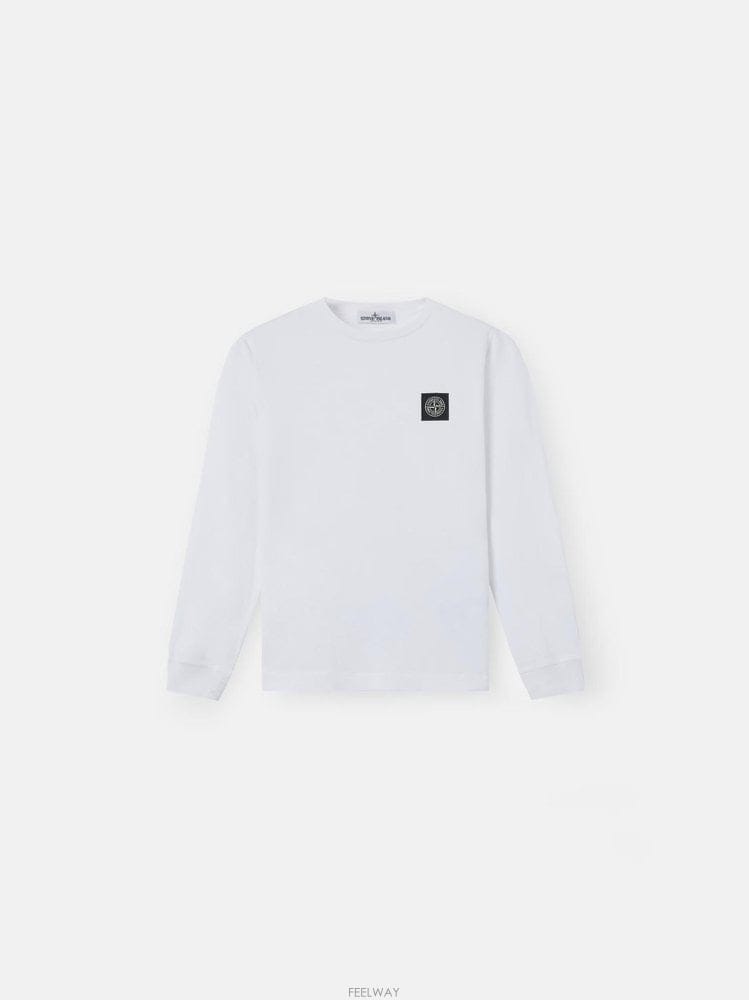 Stone Island ���� ���Ϸ��� LONGSLEEVE Ƽ���� WITH ��ġ (KIDS  B0302311135���� ���Ϸ��� LONGSLEEVE Ƽ���� WITH ��ġ (KIDS  B0302