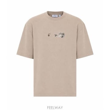 26 F/W 오프화이트 SPICES 애로우 스케이트 티셔츠 OMAA1 B0012295524
