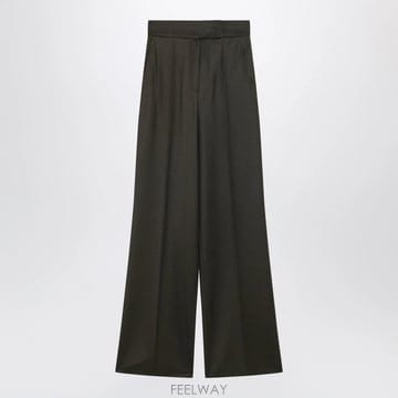 25 F/W 막스마라 MOSS 그린 와이드레그 울 트라우저 ARTUR B0052311702
