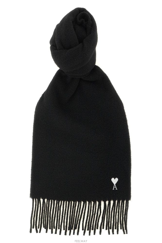 Ami �ƹ� QUOTAWOOLSCARFWITHAMIDECOEUREMBROI B0442292621�ƹ� QUOTAWOOLSCARFWITHAMIDECOEUREMBROI B0442292621
