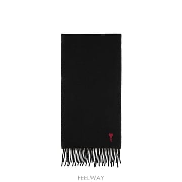 Ami �ƹ� QUOTAWOOLSCARFWITHREDAMIDECOEUREMB B0442296000�ƹ� QUOTAWOOLSCARFWITHREDAMIDECOEUREMB B0442296000