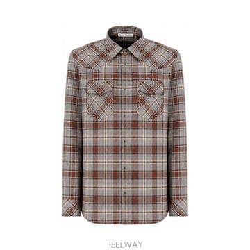 26FW 아크네 스튜디오 긴팔 셔츠 BB0715 BQ9 MULTI GREY