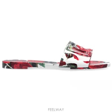 26 FW 돌체앤가바나 플로럴 프린트 비치 슬라이드 HA5KQ CW2215A6L05