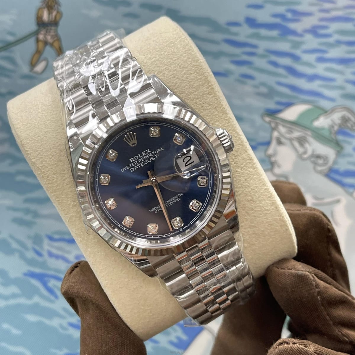Rolex ������*����*�ѷ��� ��������Ʈ 36mm ���̾� 10p û�� ����� 126234������*����*�ѷ��� ��������Ʈ 36mm ���̾� 10p û�� ��