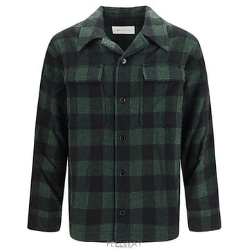 아미 체크 버진 울 셔츠