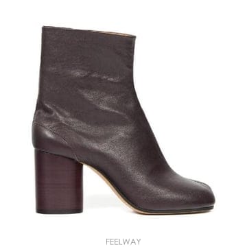 Maison Margiela �׶�����Ÿ �ؿ� ���� ���������� ���� TABI LEATHER ANKLE ���� S58WU0260P3753T51�׶�����Ÿ �ؿ� ���� ���������� ���� TABI LEATHER ANKL