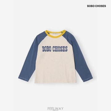 보보쇼즈 26FW Made in Spain Bobo Choses 팝 랭글란 긴팔티셔츠 B226AC156