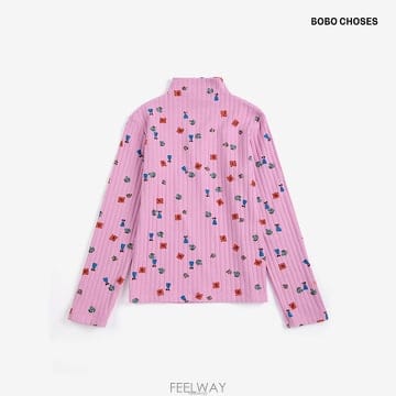 보보쇼즈 26FW Made in Spain 블루썸 올오버 터틀백 티셔트 B226AC122