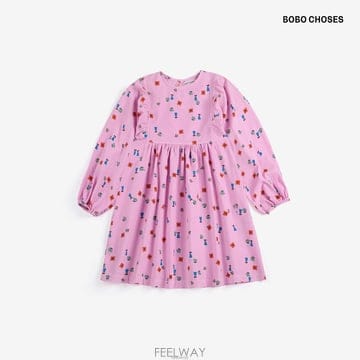 보보쇼즈 26FW made in Spain Blossom 올오버 우븐 원피스 B226AC130
