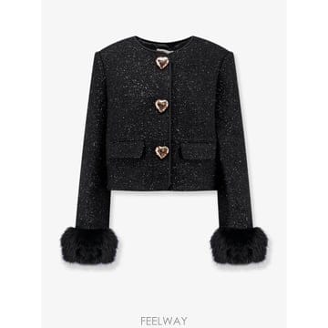[N85]셀프포트레이트 AW26131JB 여성 블레이저 베스트자켓 자켓 SELF PORTRAIT Croppe