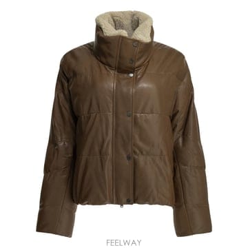[V90]브루넬로 쿠치넬리 MPCTN7552C9811 여성 자켓 코트 Padded Shearling Jack