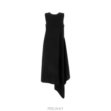 | Other Brand | [X45]UMA WANG UP5007 UW900 ���� ���ǽ� �� �̵� �̴� �巹�� Black viscose[X45]UMA WANG UP5007 UW900 ���� ���ǽ� �� �̵� �̴� ��