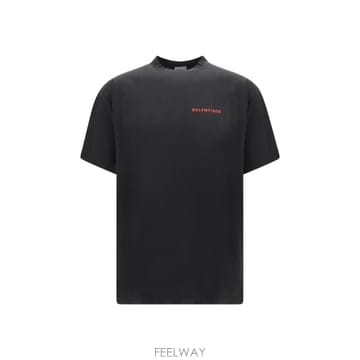 [K68]발렌시아가 850345TVVE6 1000 남성 티셔츠 민소매 탑 반팔 긴팔 Cotton logo T