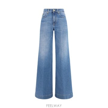 [K68]야콥 코헨 JDMQ0013S4213 300F 여성 청바지 데님 진 데님진 Wide leg Jeans