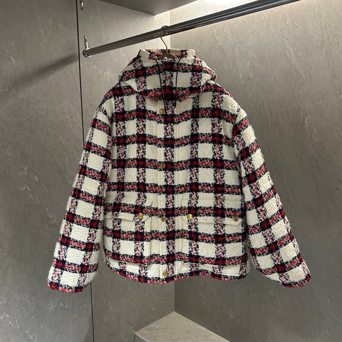 GUCCI ���� ��Ƽ �÷� üũ Ʈ���� �е����� ��Ƽ �÷� üũ Ʈ���� �е�