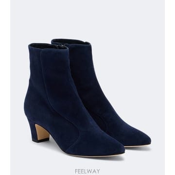 26 FW 마놀로 블라닉 Myconia 스웨이드 앵클 부츠 TP581519489