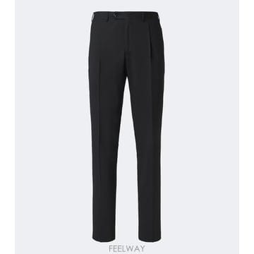 26 FW Canali 울 블렌드 스트레이트 팬츠 TP581146384