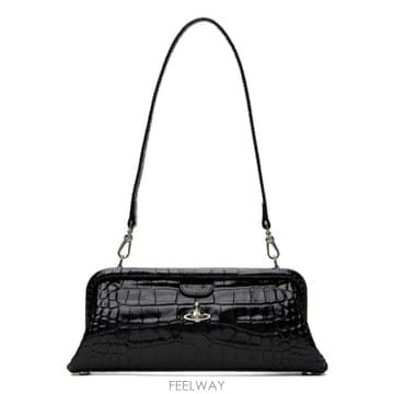 비비안웨스트우드 블랙 제인 프레임 펄스 숄더백 4B01001EW L0098  TP877372244