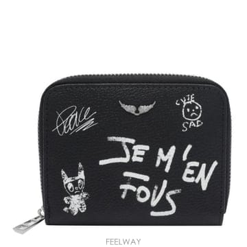 Zadig&Voltaire 26FW ZADIG VOLTAIRE �̴� Zv Arty Tag Coin Purse LWSG0381011 TP26FW ZADIG VOLTAIRE �̴� Zv Arty Tag Coin Purse LWSG03