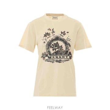 26FW 이자벨마랑 Zewel T 셔츠 TS0001FAD3N01E23EC TP581524950