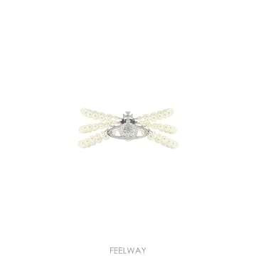 비비안 웨스트우드 아이보리 pearls choker 6303000702P127CNP127 TP57211810