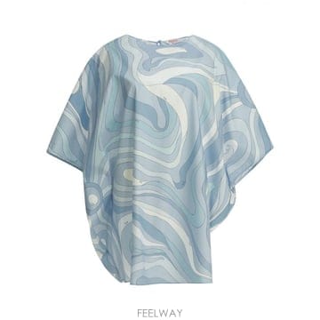 26SS 푸찌 Marmo 쇼트 caftan 드레스 6HRL206H762005 TP581565614