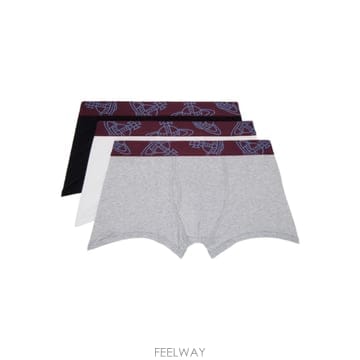 비비안 웨스트우드 멀티컬러 코튼 박서 브리프 세트