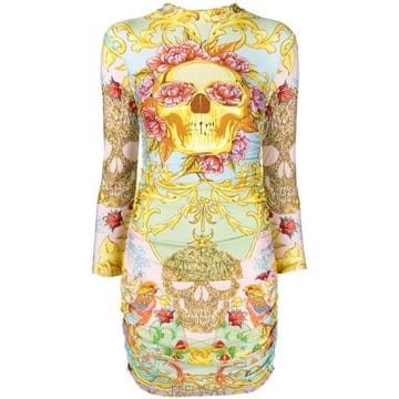 Philipp Plein 26 FW �ʸ��÷��� �ٷ�ũ ����Ʈ �̴� �巹�� PABCWRG2169PJY002N TP45859752226 FW �ʸ��÷��� �ٷ�ũ ����Ʈ �̴� �巹�� PABCWRG2169