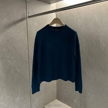 로로피아나 베이비캐시미어 블루 니트