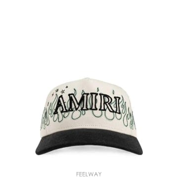 인더샵 AMIRI 아미리 화이트 볼 캡