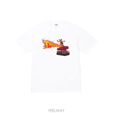 당일배송 슈프림 슈프림 X 트래셔 백 테일 티셔츠