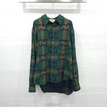 GUCCI [������] 48 / ���� ���� GG üũ �� ���� �׸� ���� 711543[������] 48 / ���� ���� GG üũ �� ���� �׸� ���� 7115