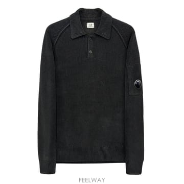 [당일출고] 26FW CP컴퍼니 와펜 카라 니트 21CMKN198A 999