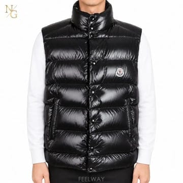 [정품/미착용] 몽클레어 TIBB 티브 패딩 조끼 블랙 5 / 105~110