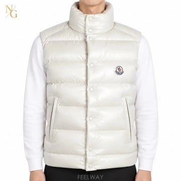 [정품/미착용] 몽클레어 한정판 티브 패딩 조끼 올리브그린 1 / 95 여자 55