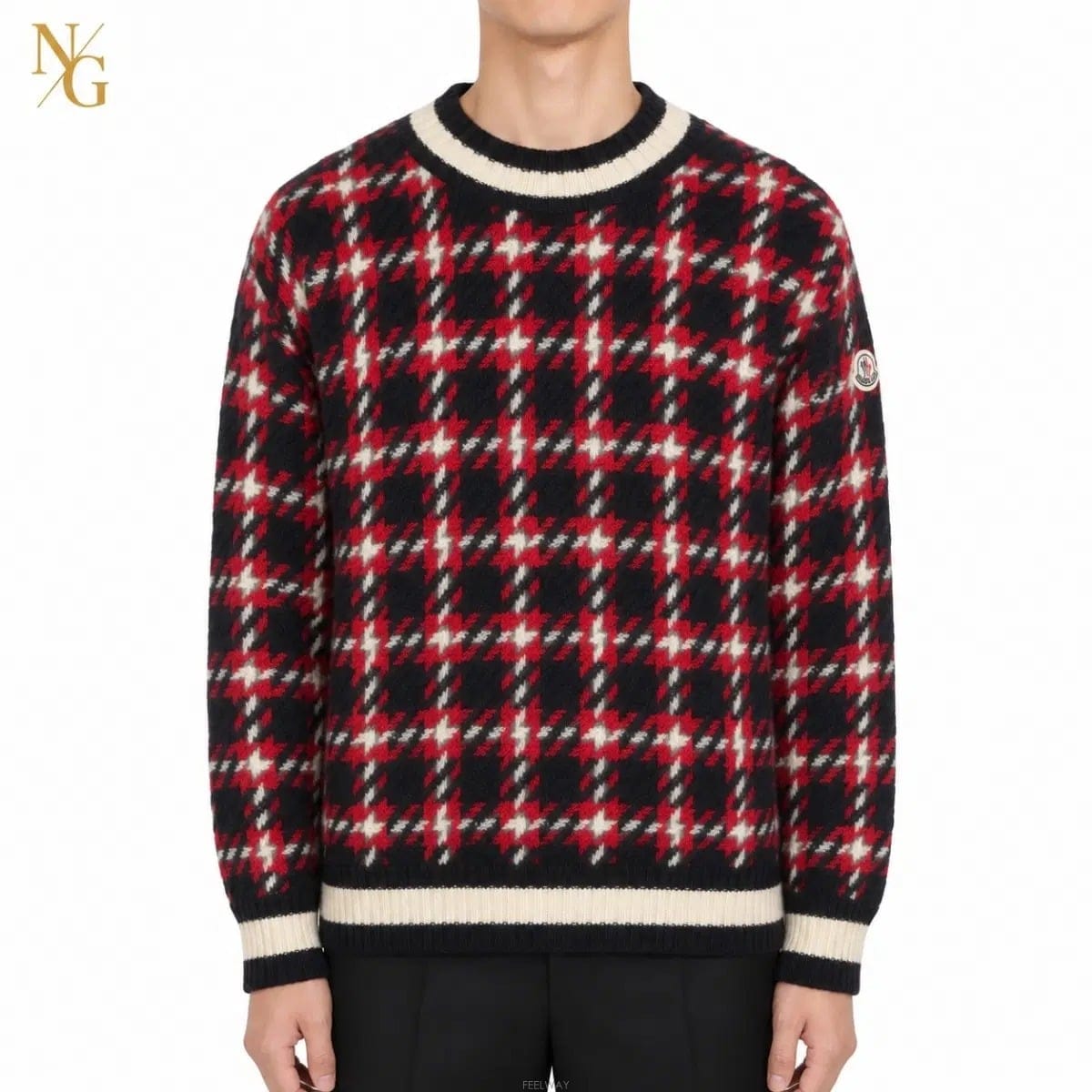 Moncler [��ǰ/�������] ��Ŭ���� ���� �۷� üũ ��Ʈ ������ ���� M / 100[��ǰ/�������] ��Ŭ���� ���� �۷� üũ ��Ʈ ������ ��