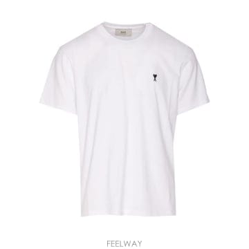 Ami 26SS �ƹ� ���� ��Ʈ �ΰ� ����Ʈ ��ư ���� Ƽ���� HTS346 724100 WHITE26SS �ƹ� ���� ��Ʈ �ΰ� ����Ʈ ��ư ���� Ƽ���� HTS34