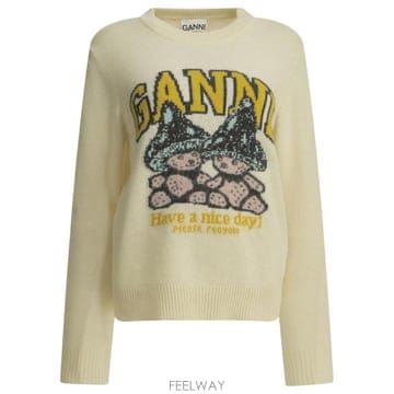 GANNI 26FW ���� ���� Ƽ���� A1150051 135 BEIGE26FW ���� ���� Ƽ���� A1150051 135 BEIGE