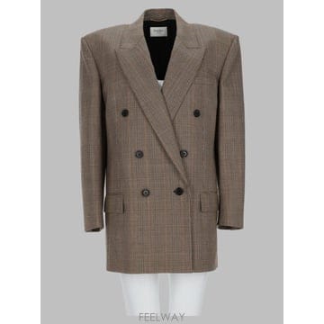 26 F/W 생로랑 GIACCA 인 라나 파이드 드 풀 PRINCIP B0042292758