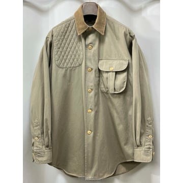 80s 폴로 컨트리 USA 캠튼 코듀로이 오트밀 베이지 헌팅 셔켓 자켓