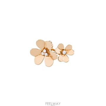 [엘러브] 반클리프 아펠 프리볼 비트윈 더 핑거링 51호 18K 로즈골드 다이아몬드 6ET1