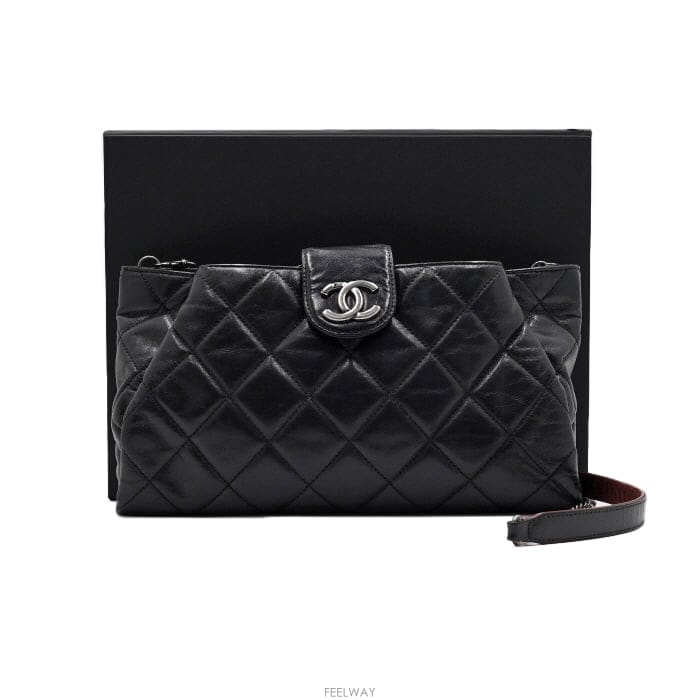 CHANEL ���� A92371 Coco Pleats Chain Clutch �����ø��� ����� �� ũ�ν���aa67769���� A92371 Coco Pleats Chain Clutch �����ø��� �����