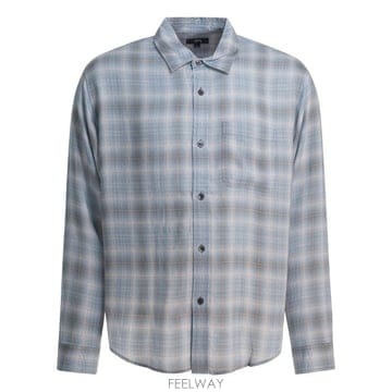 스투시 긴팔 셔츠 LIGHT BLUE