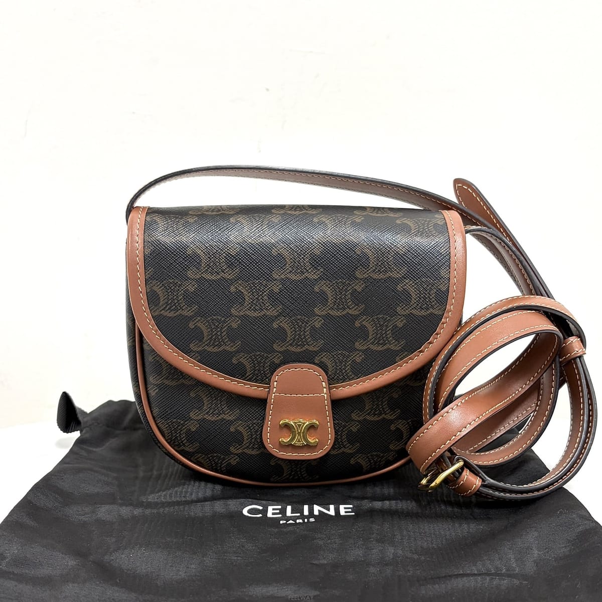 CELINE ������ Ʈ������ ����ü �̴� ����� & ũ�ν��� (196702BZJ)������ Ʈ������ ����ü �̴� ����� & ũ�ν��� (196702B