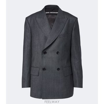 26 FW 준야 와타나베 더블 브레스트 울 블레이저 TP581590708